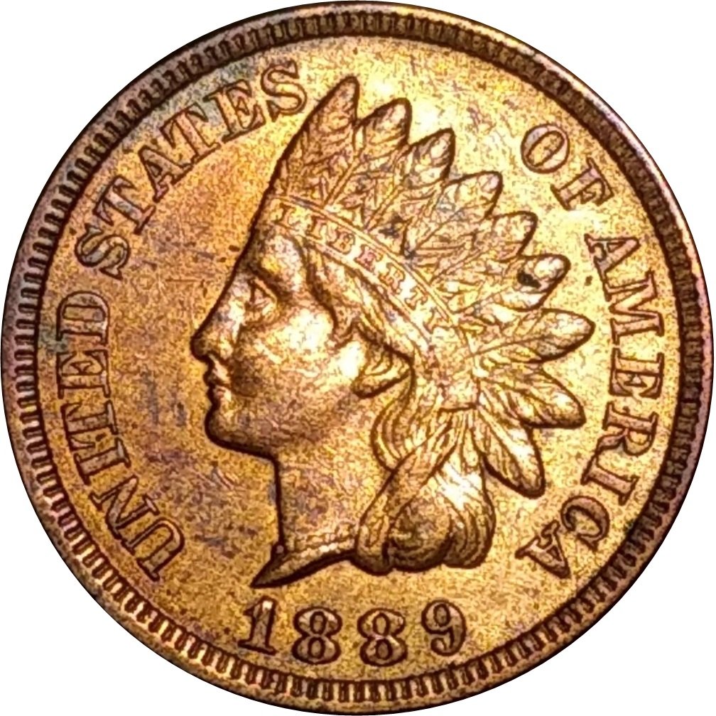 1889-Indian-Head-Cent-#m1